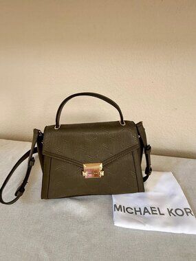 Michael Kors Whitney Medium Leather Satchel and/or crossbody leather bag